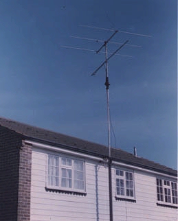 G8VR's yagi above a a Tonna 9-element beam